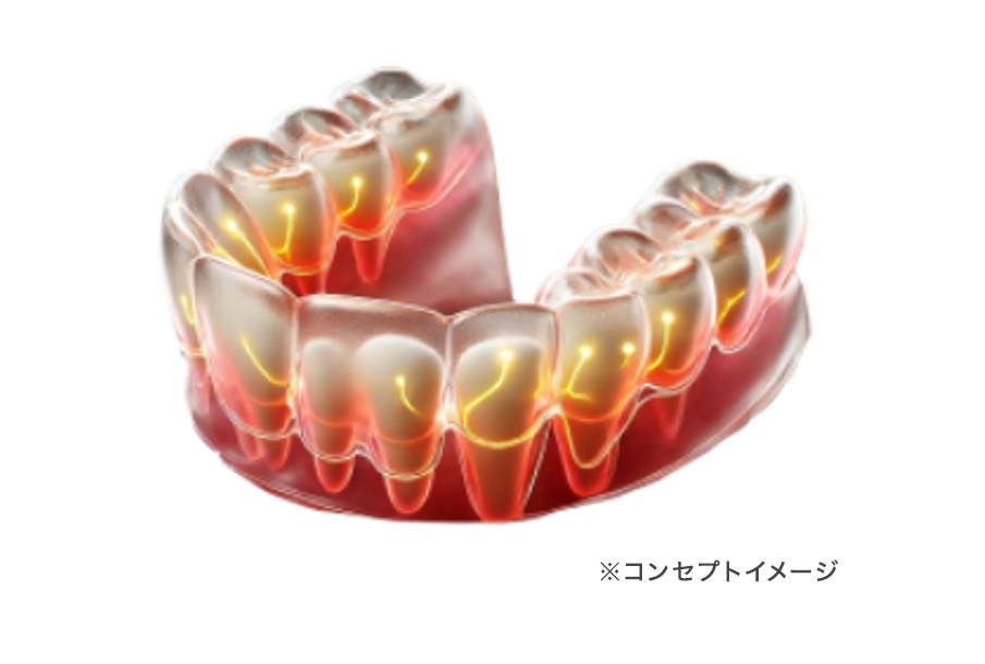 電気浸透流マウスピース コンセプトイメージ